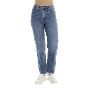 JEANS MOM BLU